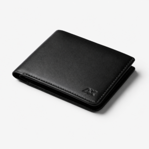 Aerdox Nova black leather wallet exterior