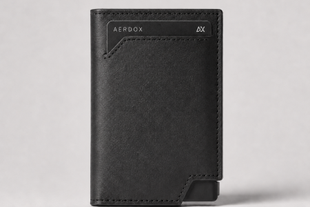 Aerdox Vector wallet rear view showing slim profile and durable casing